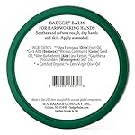 Badger Healing Balm, Hard Working Hands Cream, Organic Hand Cream for Dry Cracked Hands, Long Lasting Hand Moisturizer/Dry Hands Treatment, 2 oz Tin - Image 2
