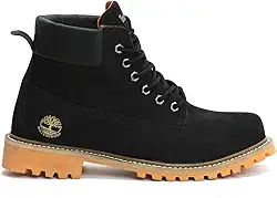 Bota impermeável Timberland Inch 6 Masculino Waterproof, Couro hidrofugado (Preto, BR, Adulto, Numérico, 42)