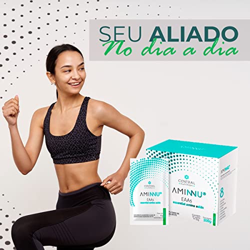 Aminnu Eaas 10g, 30 Sachês, Essencial Aminoácidos, Sabor Limão