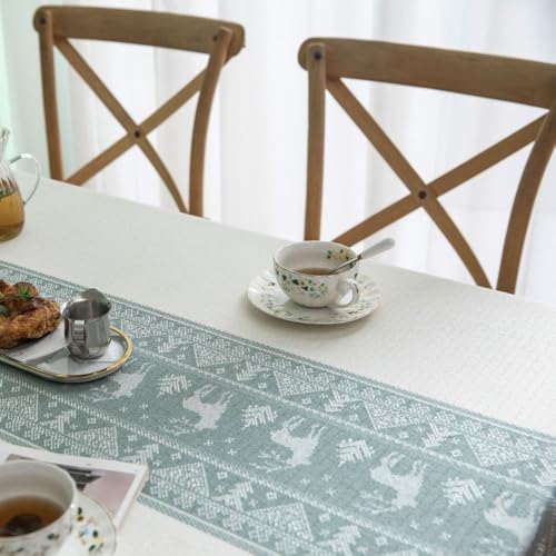 Nappe géométrique élan pour table à manger et repas de fête