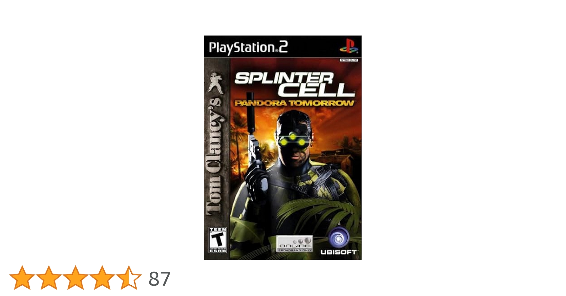 Splinter Cell Pandora Tomorrow Greatest Hits - PlayStation 2