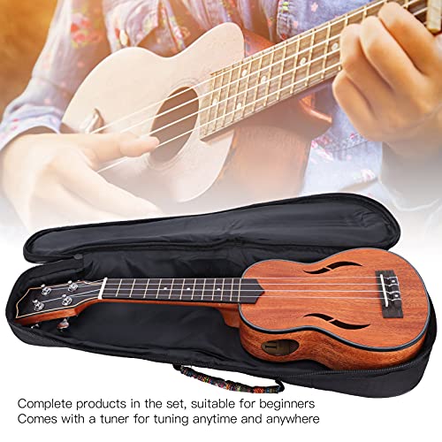 Ukuleles Kit, Deeper Woods Tone Acajou Ukulele Set pour jouer - Les Beatles, Paul McCartney, John Lennon, RIngo Starr, George Harrison Ukuleles Kit, Deeper Woods Tone Acajou Ukulele Set pour jouer – Image 5