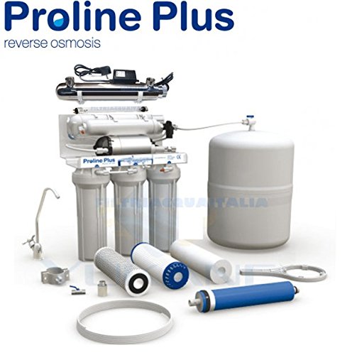 - Filtri Acqua Italia - Purificador de agua de 5 etapas de filtración, con sistema de ósmosis inversa y esterilizador UV.