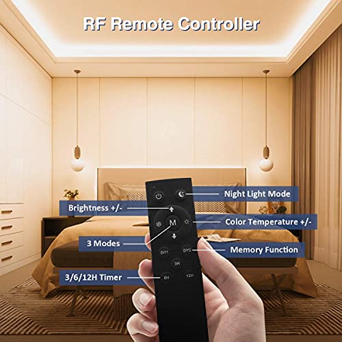 Ustarus White Led Strip Lights Dimmable 3000K-6000K 26Ft+52.5Ft #TOP4