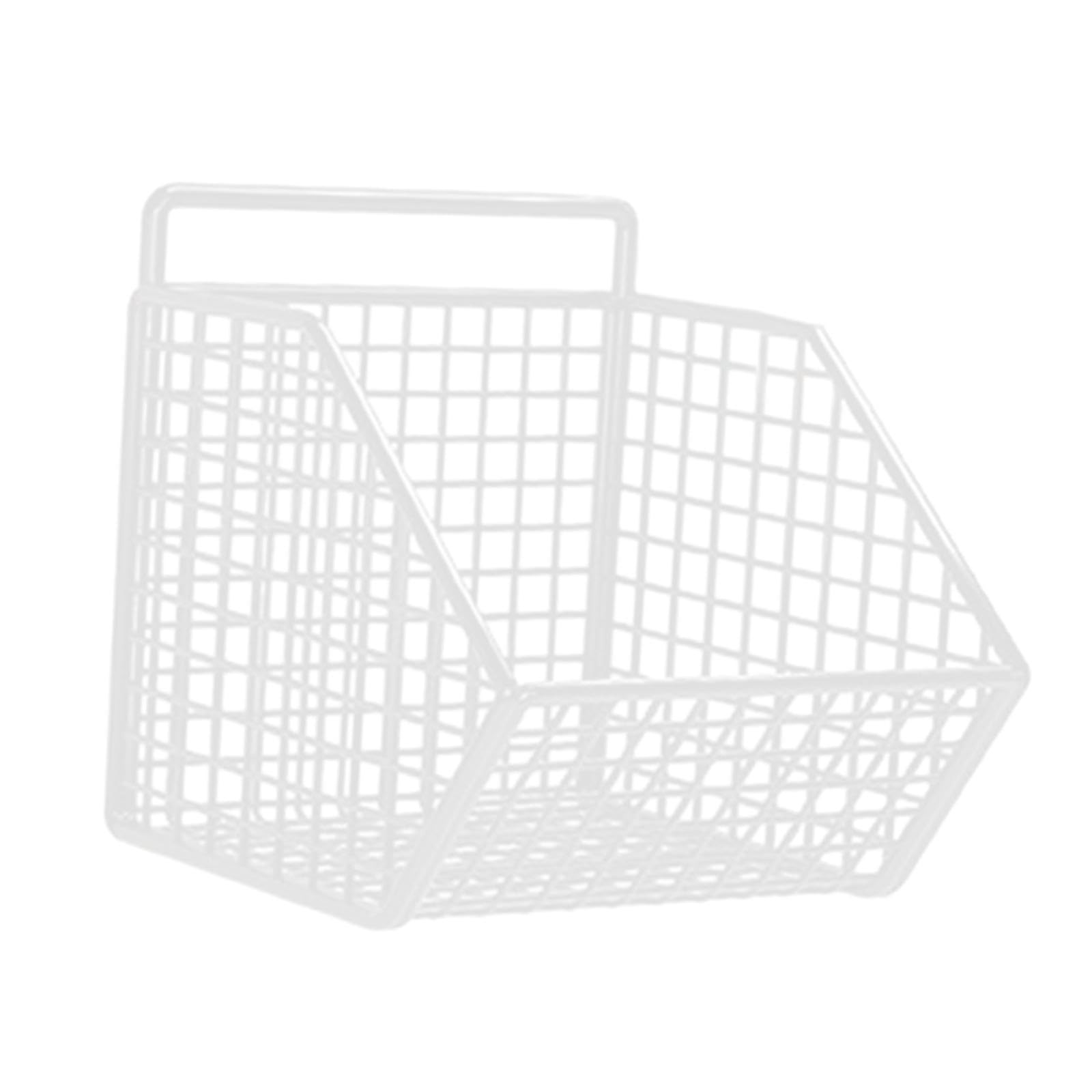 Cesto Da Parete In Metallo - Portaoggetti Sospeso Per Cucina - Grande - 40x13x13cm - Foto 7