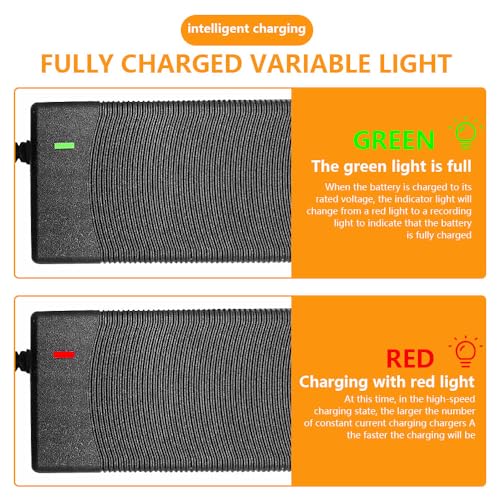 Vmxlso Electric Scooter Charger for Xiaomi 42V 2A, Compatible with M365, M365 Pro, Pro 2 and More, black, NO - Image 4