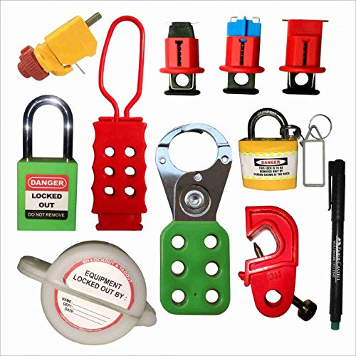 Lockout Tagout Loto Kit-83 Set Of 1 Safety House Loto : Amazon.in ...