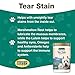 NaturVet – Tear Stain Plus Lutein | Eliminates Unsightly Tear Stains | Enhanced with Cranberry Extract, Calcium Ascorbate & Oregon Grape Root | for Dogs & Cats | 200 Gram Powder