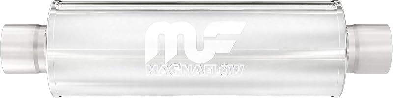 Silencioso esportivo MagnaFlow 10414 em aço inoxidável, entrada e saída de 5,08 cm – 1 unidade