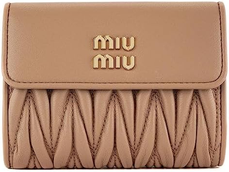 Amazon | [ミュウミュウ] MIU MIU 三つ折り財布 5ML002 2FPP MATELASSE  