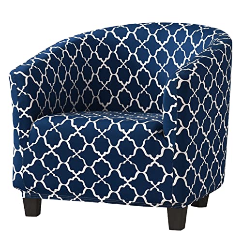 Funda elástica estampada OBASDFD para sillón individual lavable y ajustable 2
