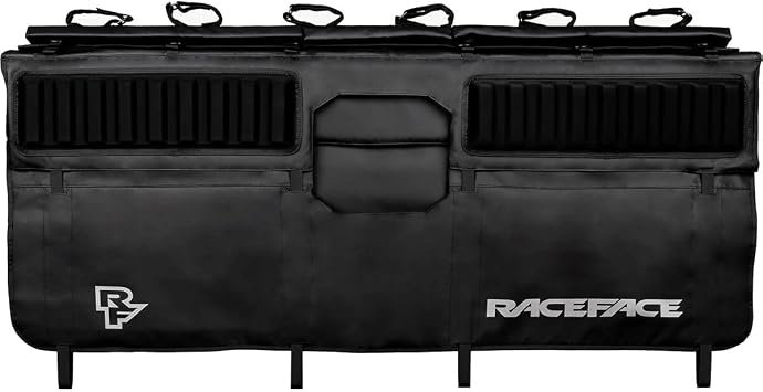 Race Face T3 Tailgate Pad Black, Mid-Size | automotive-bike-racks