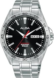ALBA WATCH Stainless Steel MEN'S MECHANICAL ACTIVE Black dial AL4301X