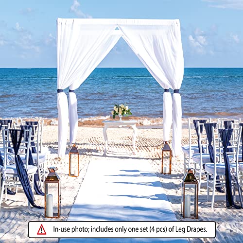 Canopy Leg Drape Accessories - 10 Foot. Canopy Not Included. #TOP5