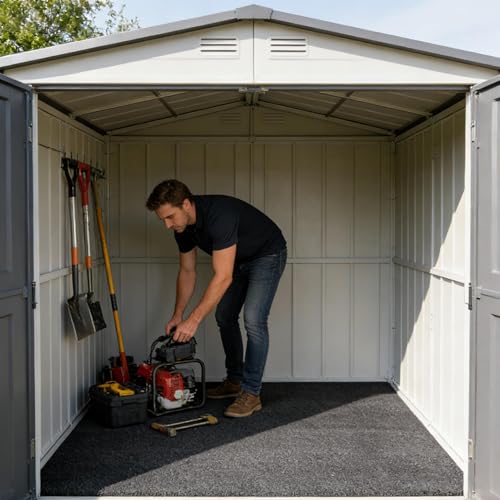 Revêtement de sol en feutre imperméable gris 1,5x1,2 m pour garage