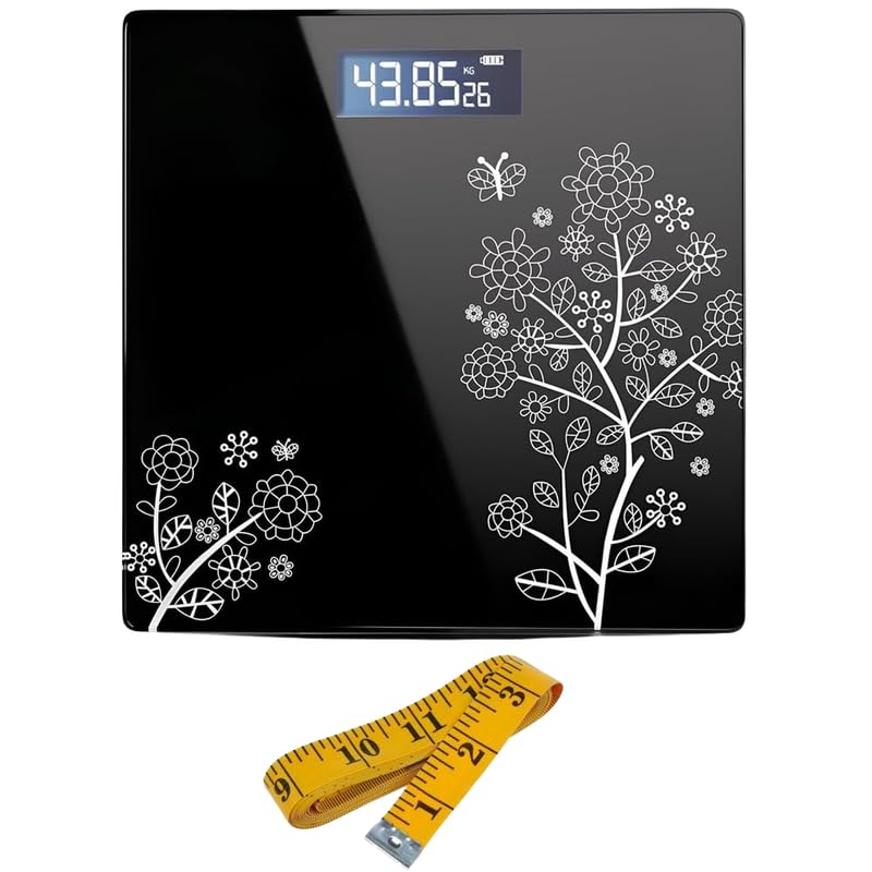 IONIX weight machine, weighing machines for home, Black glass digital,weight machine, weight machine for kitchen, electronics body scale, weight machine for human body, weighing machine, 180kg-image-17