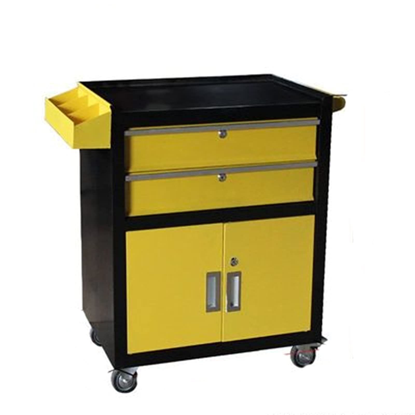 Tool Cart Tool Cart Trolley Multi-Drawing Workshop Tool Cabinet Movable Tin Cabinet Worker Tool Chests Tools (Color : Orange, Size : 63x35x74cm)