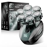 Head Shavers for Bald Men: 7D Floating with 120-Min Run - Grass Green