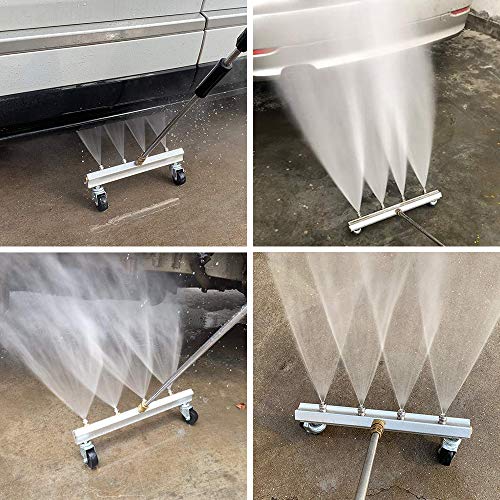 LadyRosian Undercarriage Pressure Washer - Car Wash Cleaner, Under Car Wash - 13 Inch 4000 PSI (Only Undercarriage Cleaner)