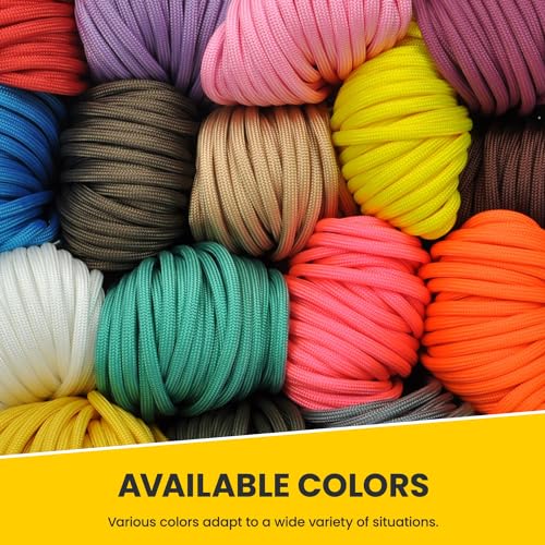 Reepschnur Brotree Paracord 4mm, 9 Stränge aus 100% Nylon
