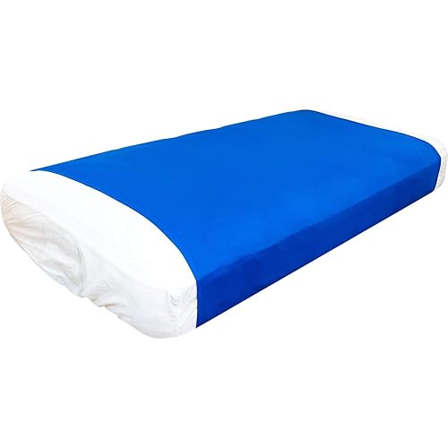 Sensory Compression Bed Sheet Reduced Pressure Keep Nice Sleeping Comforting Compression of Our Lightweight Sensory Bed Sheet (Navy, 38"×60")