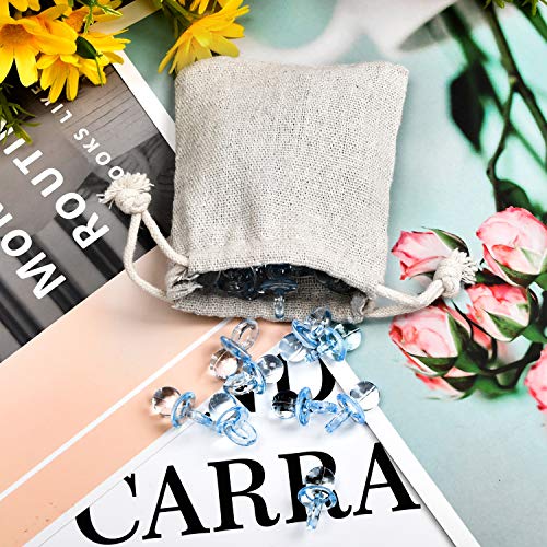 Calary 50Pcs Double Canvas Drawstring Bag Cotton Pouch Gift Sachet Bags Muslin Bag Reusable Tea Bag 2.75X4 Inch thumb #3