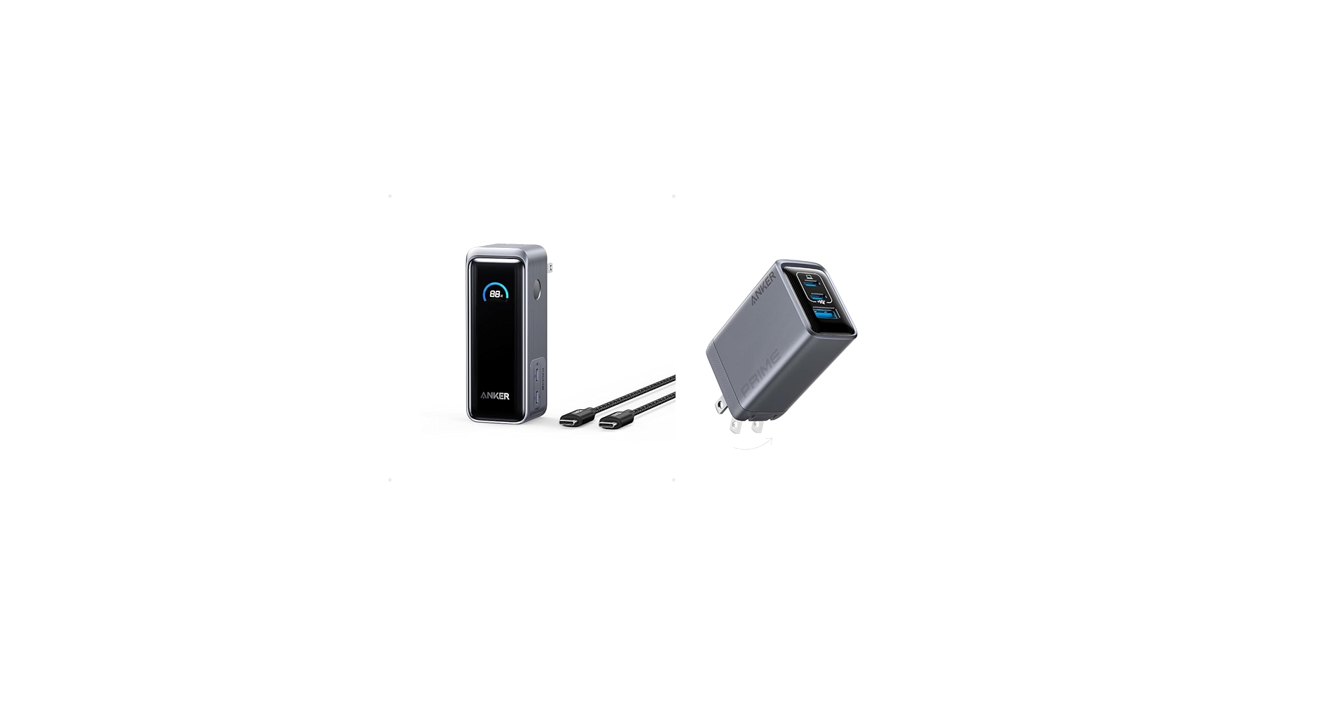 【ほぼ新品】ANKER Prime PowerBank9600mAhFusion Amazon.com: Anker Prime Power Bank, 9,600mAh Battery Pack