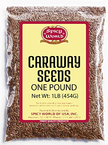 Caraway Seeds Whole 1 Pound (16 ounce Bulk) - by Spicy World