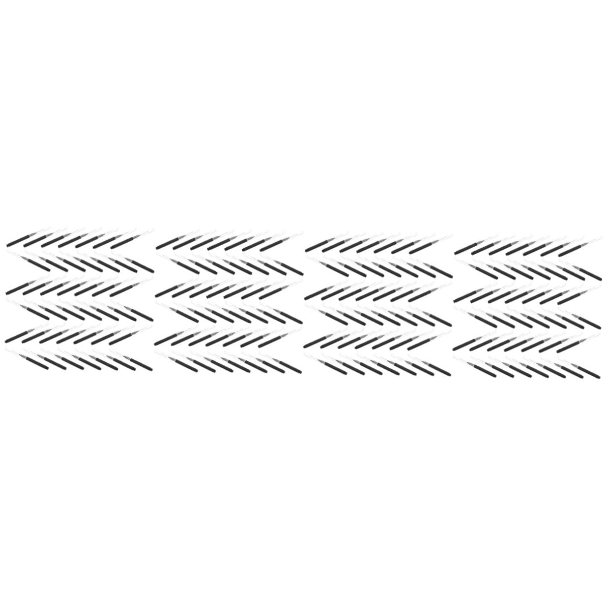 Healeved 400pezzi Eyebrow Brushes e Eyelash Brushes Spazzole Portatili Per Lamination Strumenti Di Bellezza Per Sopracciglia e Ciglia Comodi e Compatti