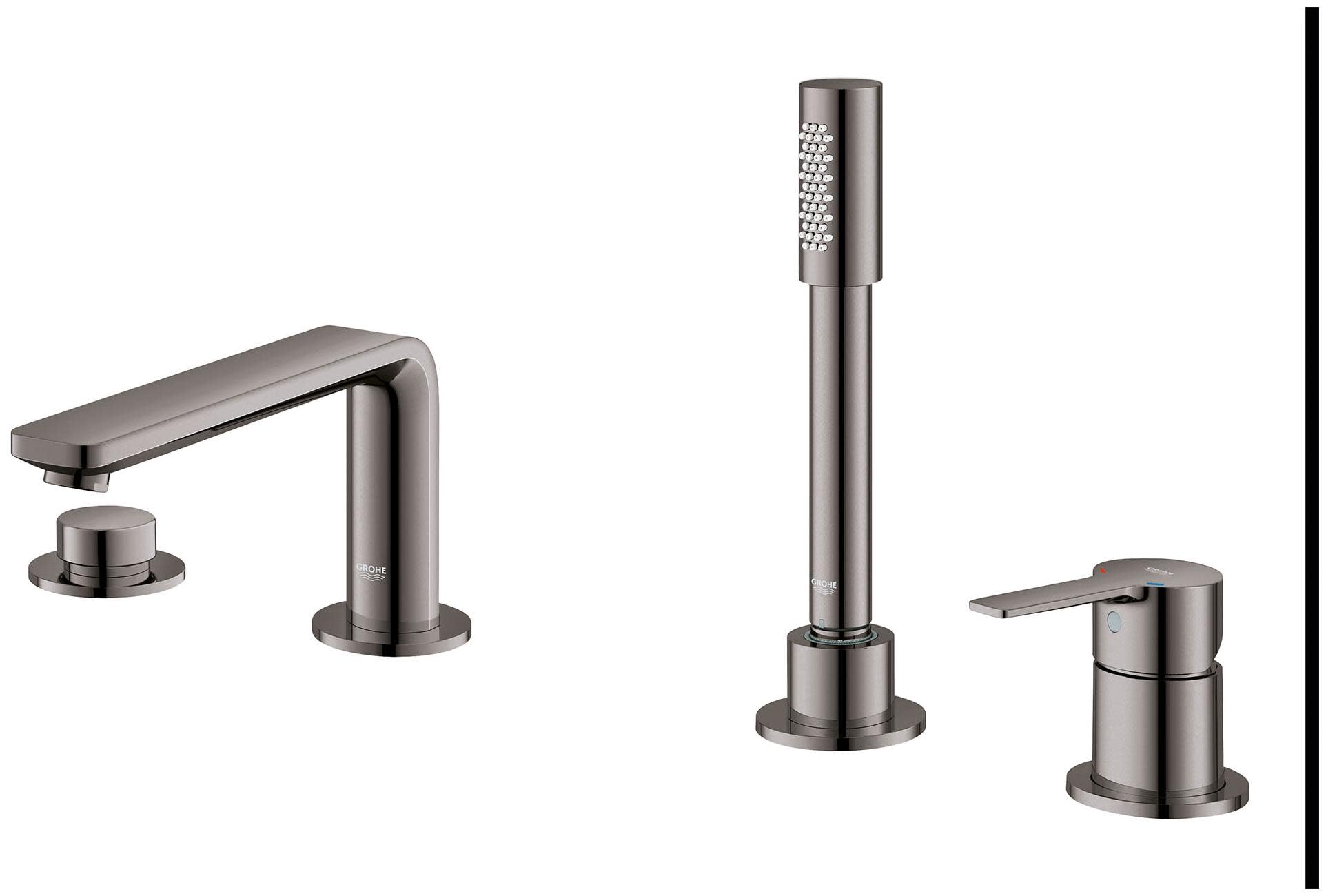 Grohe 19577001 Miscelatore Monocomando Bordo Vasca a 4 Fori, Cromo