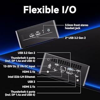 Intel NUC 13 PRO NUC13ANHi5 Arena Canyon, 16 Go RAM 1 To SSD, Core i5-1340P, ordinateur de bureau Win 11 Pro Mini, 8K/4K UHD, Gigabit Ethernet/WiFi-6/VESA