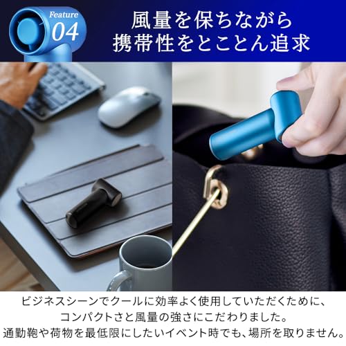 ドクターエア 公式ストア エアロジェット GFA-01 (ギフトセット) (ピンク) ハンディファン ミニファン 熱中症対策 暑さ対策 小型