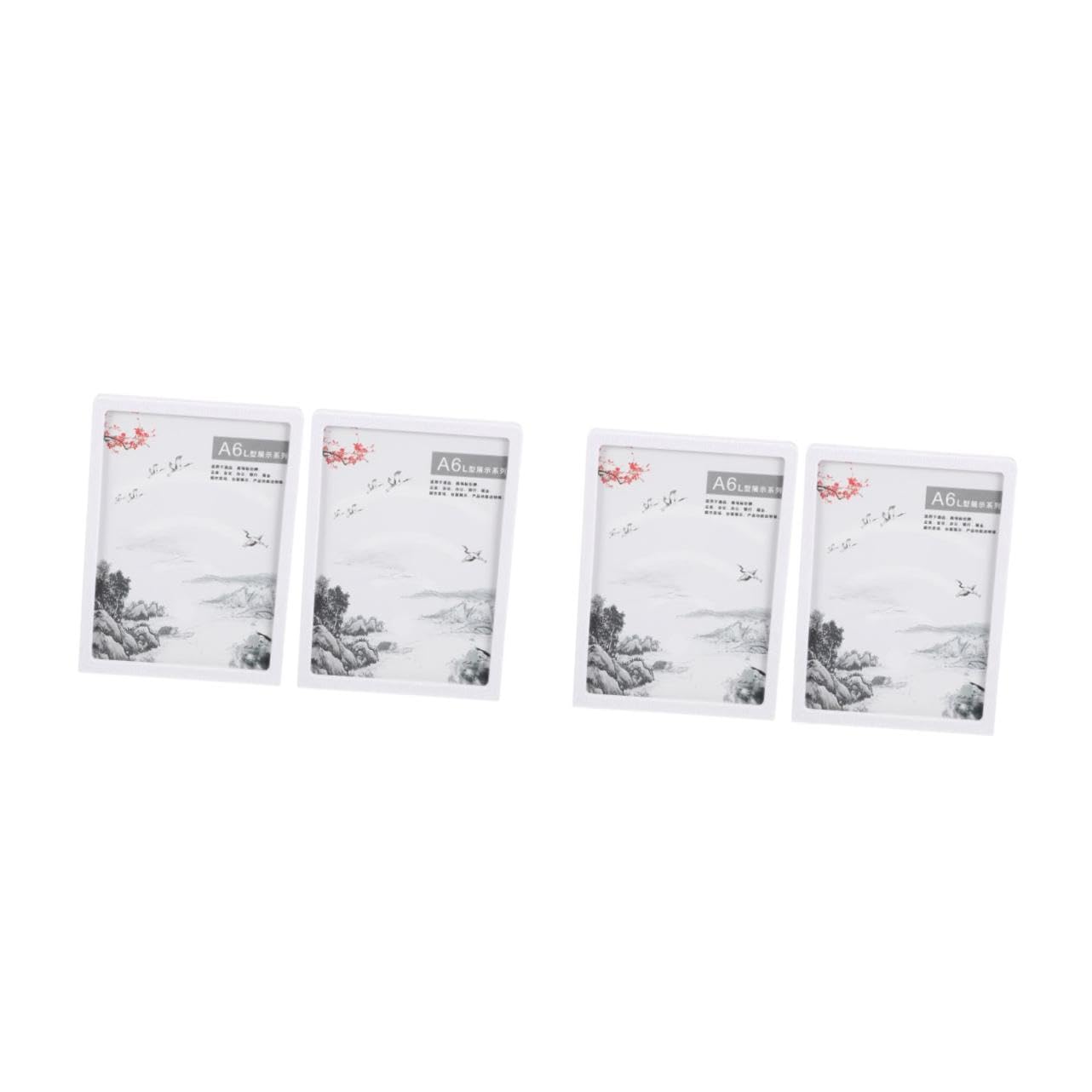 TOPBATHY 2 Series Soporte De Carteles Shape Etiquetas De Precio De Supermercados Restaurantes Y Oficinas 2 Piezas*2