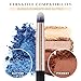 Profusion Cosmetics Small Firm Eyeshadow Brush - Professional Eye Makeup Brush, Eyeshadow Blending Brush-Dense Rounded Hair Bristles and Best for Pigments & Glitter