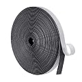 MAGZO Weather Stripping Door Seal, 1/2 Inch Wide X 1/16 Inch Thick Adhesive Foam Tape Soundproof Weatherstripping for Windows, 1 Rolls Total 33FT Black