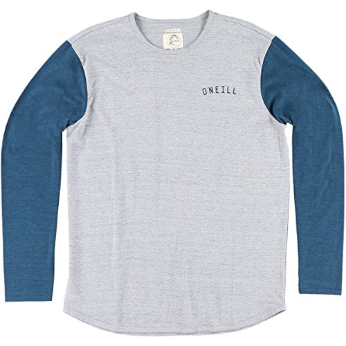 O'Neill Men's Lunada Bay Long Sleeve Crew, Light Blue, X-Large