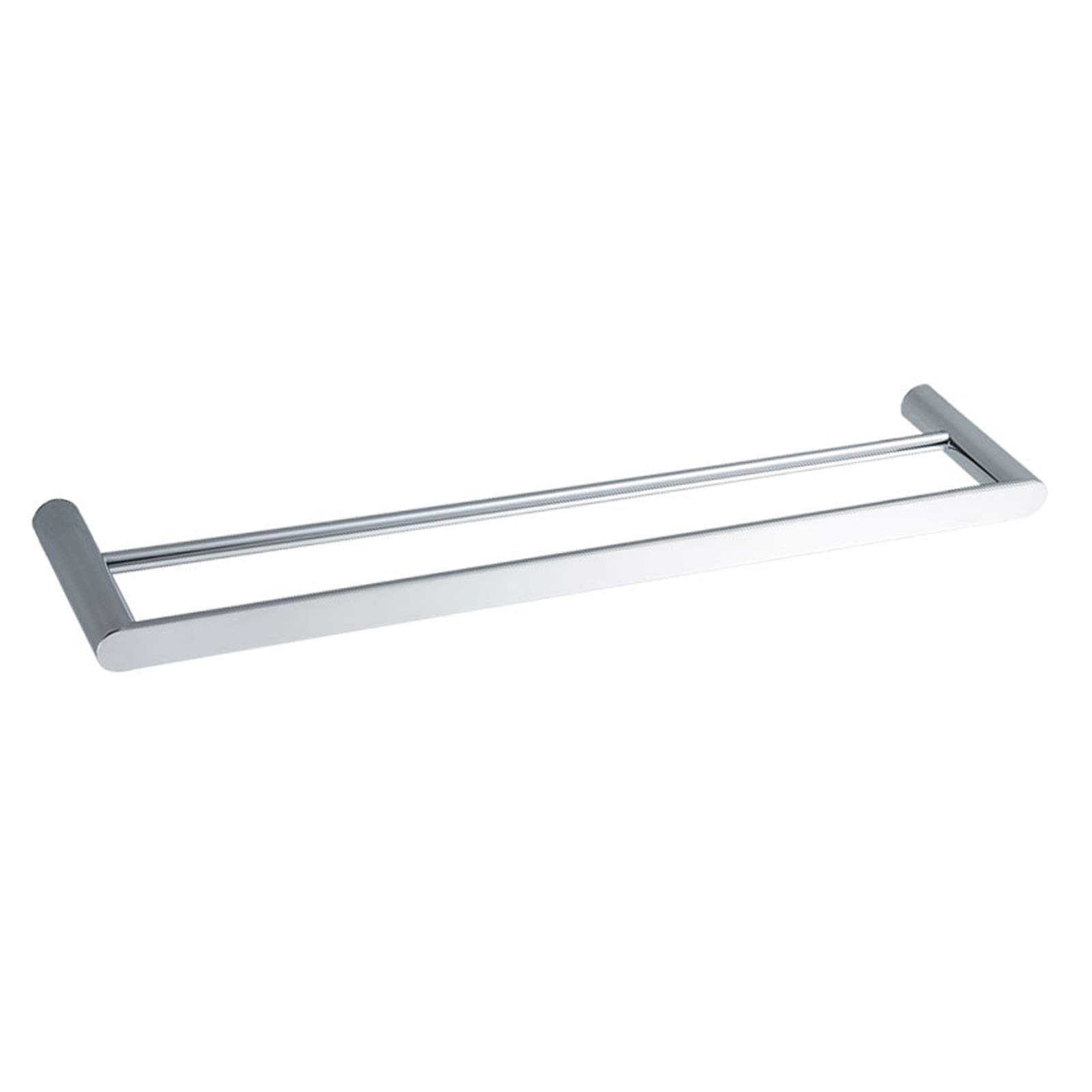 Porte-serviettes double 60 cm barre murale en acier inoxydable SUS 304 cuisine salle de bain