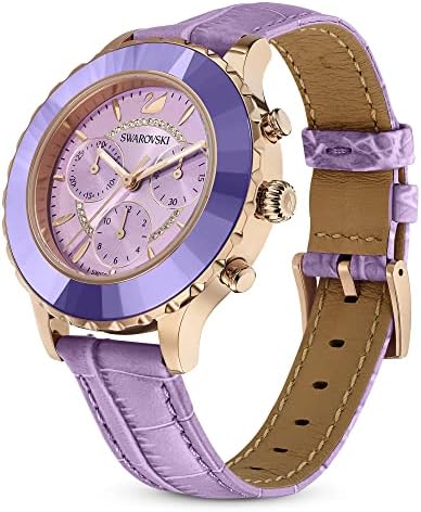Swarovski Relógio de quartzo suíço Octea Lux Chrono aço inoxidável