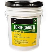John Deere Original Equipment 5 Gallon Engine Oil Torq-GardTM II, SAE 10W-30 - TY27956