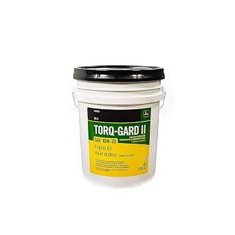 John Deere Original Equipment 5 Gallon Engine Oil Torq-GardTM II, SAE 10W-30 - TY27956