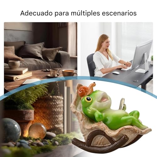 Estatua de rana para decorar terrazas aburridas con estilo 5