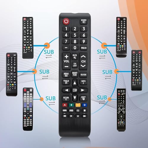Universal Tv Remote Control for Samsung Smart TV 3D LCD LED TV Compatible with all for Samsung TVs BN59-01175N AA59-00603A AA59-00786A AA59-00741A AA59-00602A