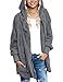 luvamia Warm Jackets for Women Women's Oversized Jacket Jackets for Women Fashion Winter Coat Womens Oversized Outfits Steel Gray Size X-Large Size 16 Size 18