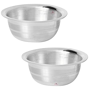DHRUVS COLLECTION 925 Pure Silver Combo of Small Size Katori/Bowl for Pooja, Workplace, Home, Temple, Baby Feeding and Gifting Purposes - 10 Grams