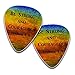 Christian Guitar Picks (12 pack)- Be Strong - Jeremiah 29:11 - Celluloid Medium - Best Stocking Stuffers for Dad Men Thanksgiving Christmas Birthday - Worship The Lord Excitedly