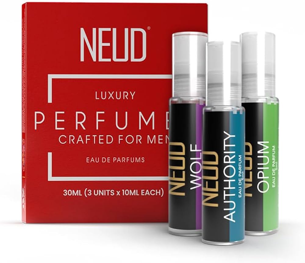 Buy NEUD Luxury Perfume Gift Set 3 x 10 ml for Men, Long Lasting Buy NEUD Luxury Perfume Gift Set 3 x 10 ml for Men, Long Lasting