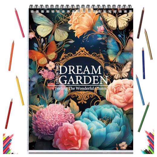 Adult Coloring Book for Women, Coloring Books for Adults Relaxation, Spiral Bound Adult Coloring Book for Women Relaxation Page One Sided Design,Thick Paper Non-Bleed, Mindfulness Gifts Arts and Crafts to Relax, Anxiety and Depression, 30 Pages of DREAM GARDEN