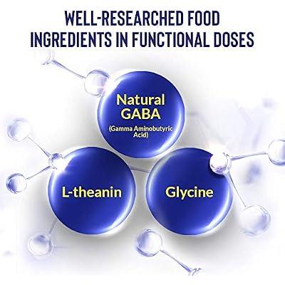 LABO Nutrition Sleep DR (التجديد العميق) مع GABA الطبيعي، L-theanine، Glycine Melatonin-Free، مساعد النوم الغذائي