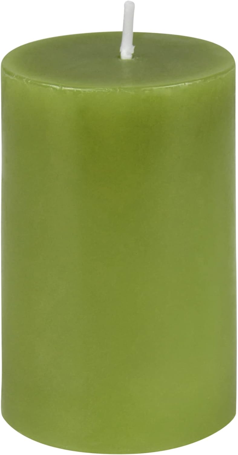 Jeco “2” Diameter by 3” Sage Green Pillar Candle,CPZ2311 Amazon.ca