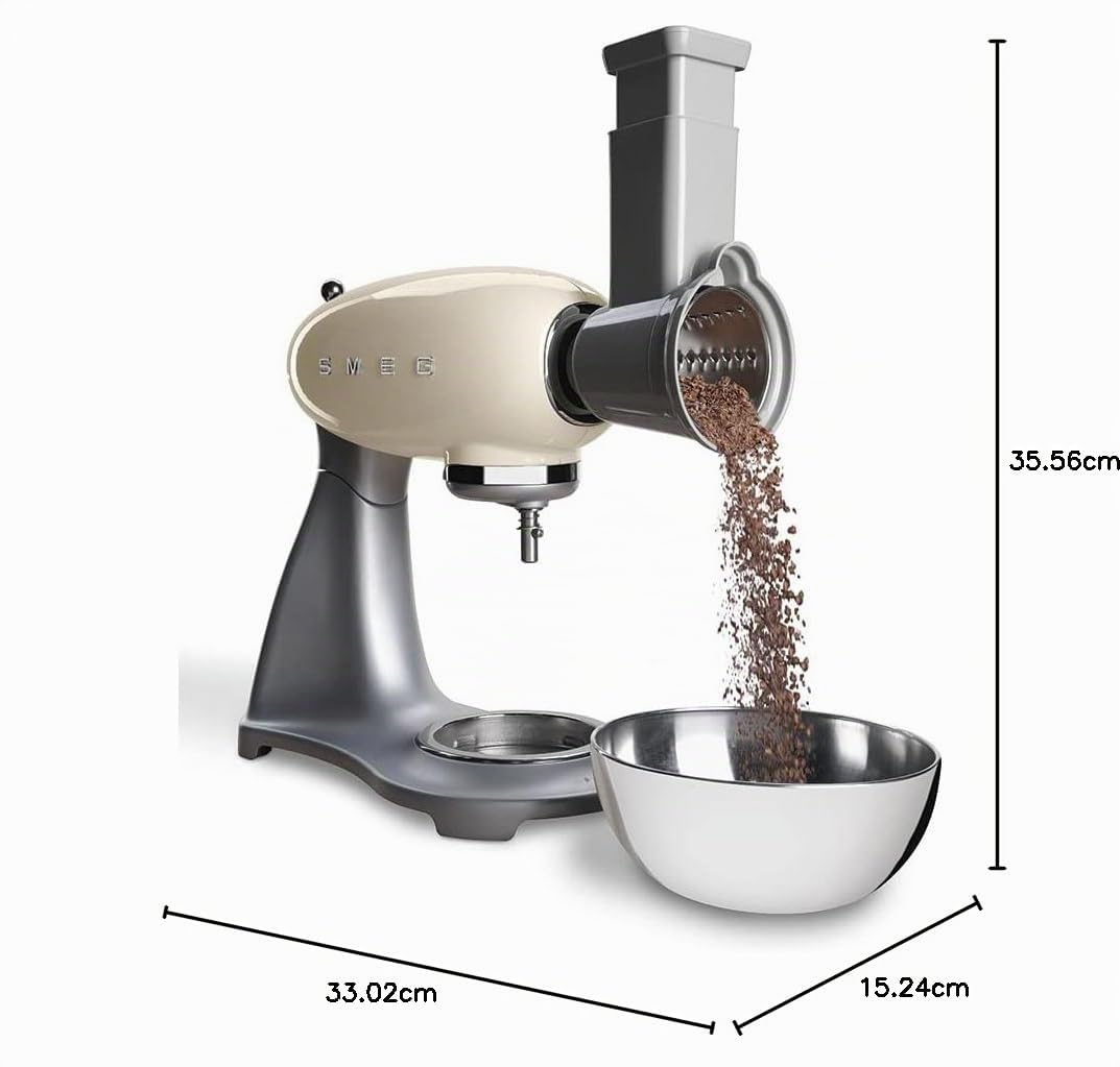 Smeg Accessory for Friction and Cutting, for The Mixer from SMF01 Series SMSG01, Plastic, Grey